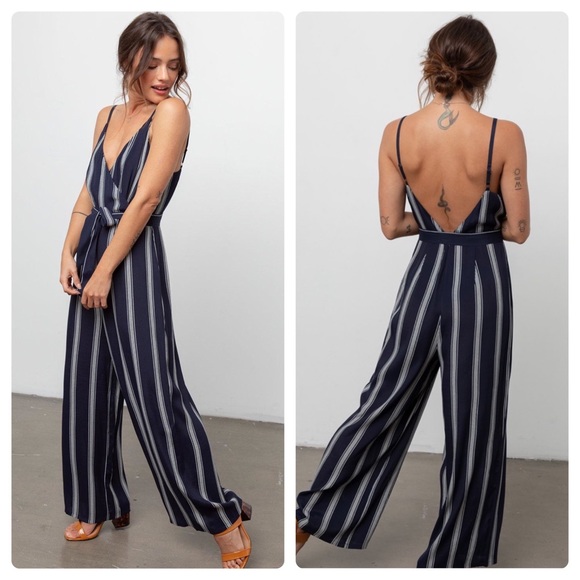 Rails Pants - Rails Serena stripe jumpsuit NWT